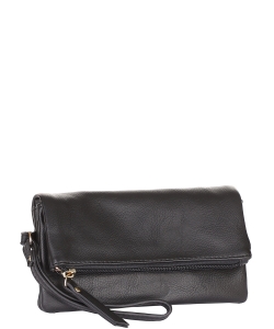 Faux Fashion Bifold CLutch Bag OY-3714 BLACK